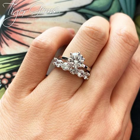 Infinity Wedding Band, Infinity Wedding, Infinity Band, Diamond Stacks, Stack Ring, Dream Engagement, Dream Engagement Rings, Half Eternity Band, Beautiful Ring