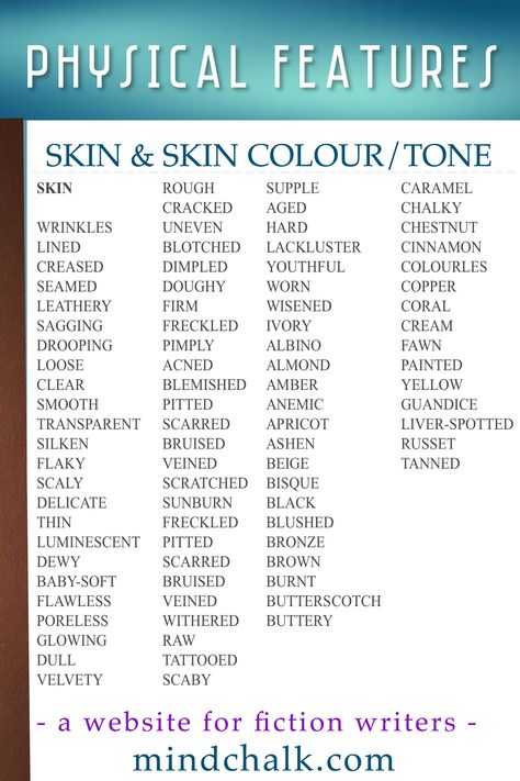 Describe Skin Color Writing, Skin Description Writing, Skin Tones For Writers, How To Write Skin Tones, How To Describe Skin Color In Writing, Skin Color Names For Writers, Skin Tone Names For Writers, Describing Skin Tone Writing, Skin Tone Description Writing