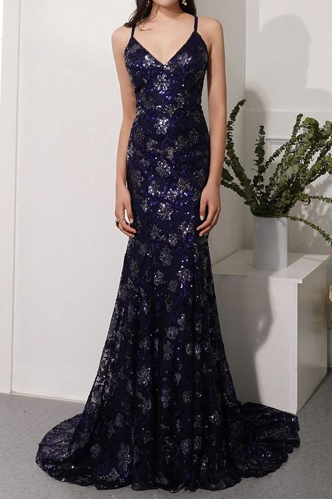 Navy Evening Dress, Long Dress Floral, Navy Evening Dresses, Navy Long Dress, Long Evening Dress, Maxi Dress Prom, Retro Mode, Long Maxi Skirts, Formal Party