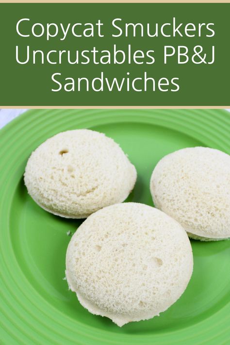 Crustable Sandwich, Pb And J, Smuckers Uncrustables, Easy To Make Snacks, Making Lunch, Freezer Friendly, Kids Lunch, Kid Friendly Meals, Yummy Snacks