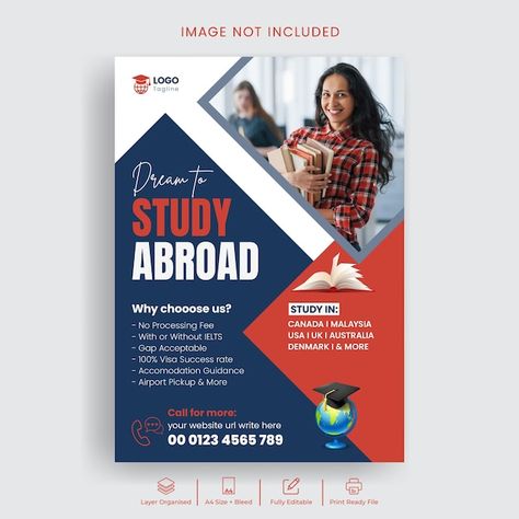 Scholarship Poster, Education Flyer, University Admission, Poster Template Design, University Admissions, New College, Leaflet Design, Online Posters, Success Rate