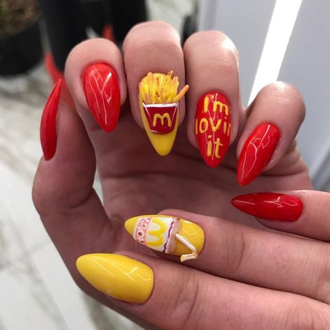 Minecraft Nails, Weird Nails, Nail Competition, Nails Cartoon, Nail Sunny, Fail Nails, Food Nails, Crazy Nail Art, Nail Art Studio