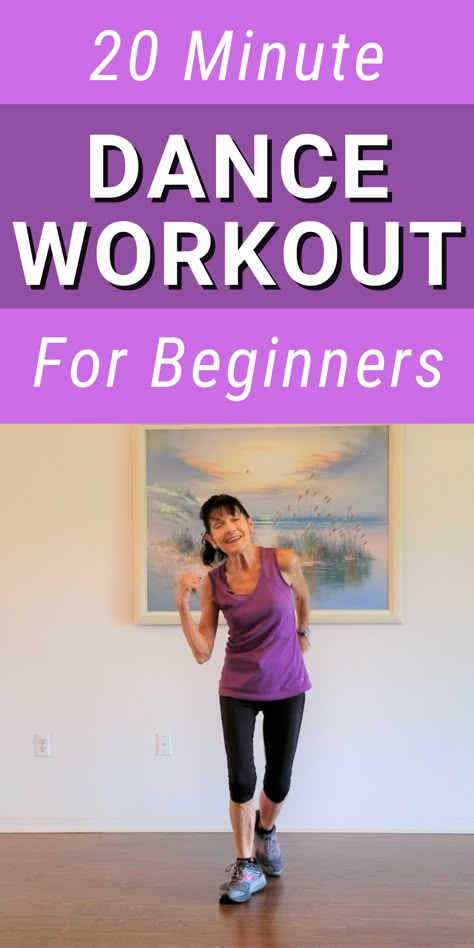 Beginner Dance Workout - 20 Minutes - Fitness With Cindy Workouts Beginner, Beginner Dance, Fitness With Cindy, Fitness Before After, Dance Cardio Workout, Workout Easy, Dance Workout Routine, Fitness Home, Dance Cardio