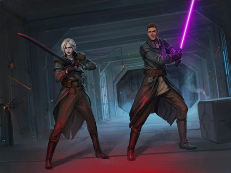 jedi scene commission! #starwars #commission #illustration #swrpg | Instagram Star Wars Jedi Art, Jedi Oc Male, Will Nunes, Star Wars 5e, Star Wars References, New Jedi Order, Jedi Art, Persian Warrior, 2000s Japanese Fashion