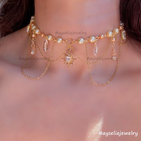 Fearless Necklace ✨ . . . . . . . #fairycoreaesthetic #fairycorefashion #fairycorejewelry #fairyaesthetic #fairymagic #fairyvibes #dreamyvibes #fairyforest #fairycosplay #fairytalefashion #cottagecoreaesthetics #cottagecorejewelry #beadedjewelry #cottagecorefashion #oldmoney #bridgerton #bridgertonvibe #bridgertonjewelry #gemstonenecklaces #magicjewelry #erastourtaylorswift #magicaljewelry #taylorswiftjewelry #taylorswifterastour #fairycorenecklace #beadednecklaces #taylorswiftfan #princessv... Bridgerton Jewelry, Fearless Necklace, Cottage Core Jewelry, Locket Design, Wrist Jewelry, Magical Jewelry, Handmade Jewelry Tutorials, Fancy Jewellery, Jewelry Lookbook