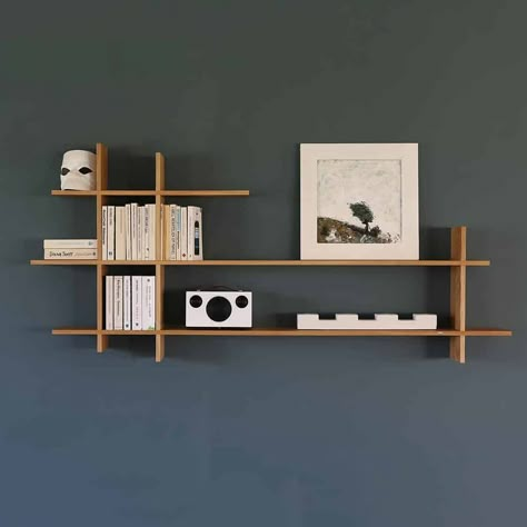 Library Cafe, Furniture Craftsmanship, Shelves Design, Swedish Furniture, Deco Studio, Shelving Design, Wall Shelves Design, Bookshelf Design, Shelves In Bedroom