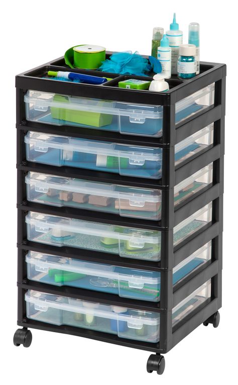 Scrapbook Storage, Rolling Storage Cart, Scrapbook Organization, Rolling Storage, Storage Cart, Food Storage Containers Organization, Craft Room Storage, Paper Storage, Vinyl Paper