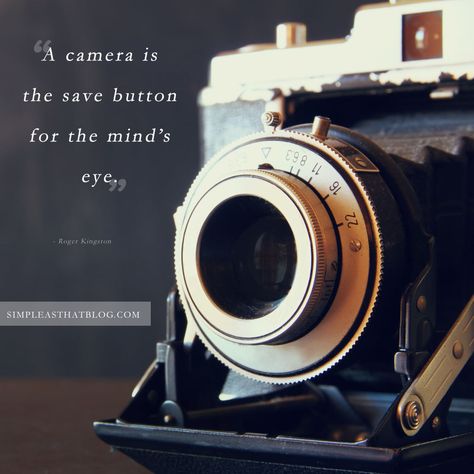 12 Quotes to Inspire your Photography Journey // A camera is the save button for the mind's eye. - Roger Kinston Photography Inspiration Quotes, Camera Quotes, Photographer Quotes, Quotes Memories, Now Quotes, The Mind's Eye, Photography Quotes, Photography Journey, Quotes About Photography