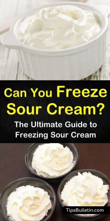 Freeze Sour Cream, Garden Preservation, Freezing Cream Cheese, Recipes With Sour Cream, Freezing Food Guide, Freeze Food, Homemade Sour Cream, Frugal Cooking, Freezing Food