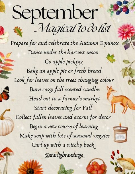 Seasonal Witchcraft, September Magick, October Colors, Moon Names, Fall Candle Scents, Happy September, Magick Spells, Witchy Things, Fall Scents