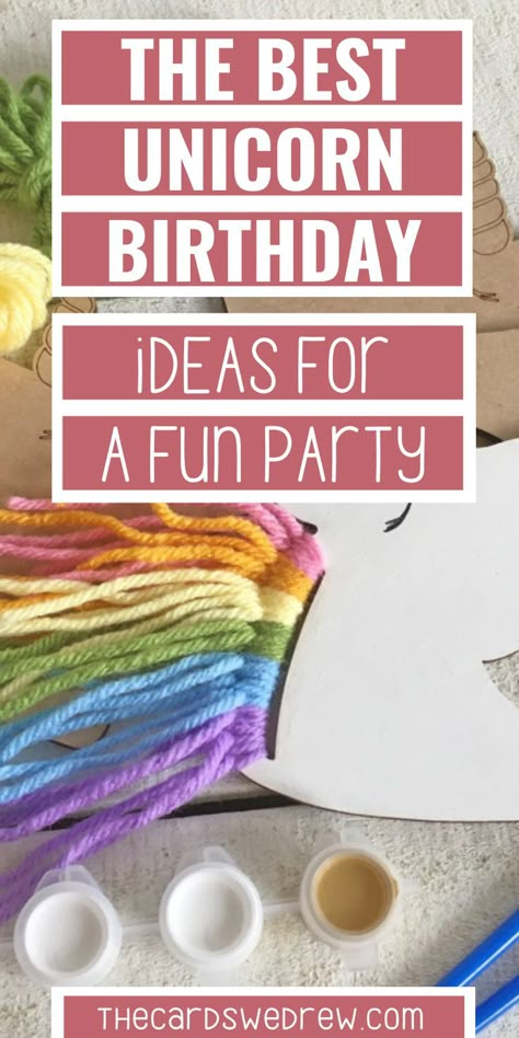 Diy Unicorn Decorations, Unicorn Birthday Ideas, Diy Unicorn Birthday Party, Diy Unicorn Party, Unicorn Birthday Party Ideas, Kids Unicorn Party, Unicorn Party Food, Unicorn Games, Rainbow Unicorn Birthday Party