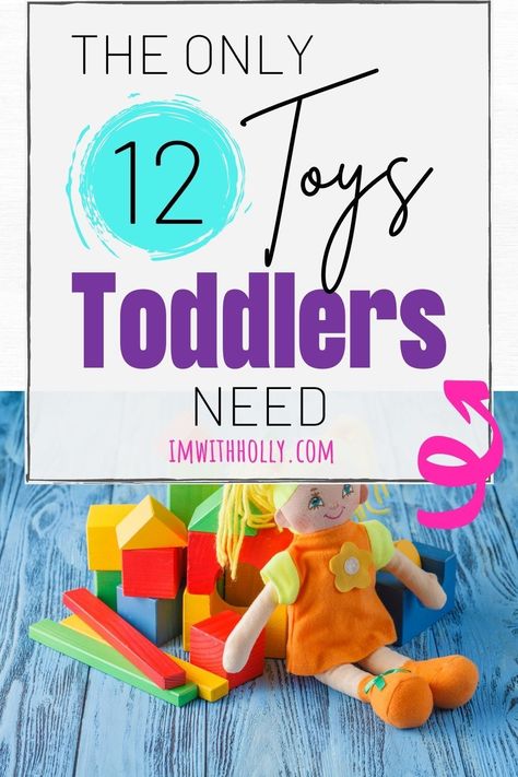 Kids do better with fewer toys. Here's why a minimalist approach works best with toys, and exactly what toys you need in your minimalist toy room. These 12 timeless toys will keep your kids busy for hours! Minimalist Toy List for Kids #minimalisttoys Best Preschool Toys, How Many Toys Do Kids Need, Minimalist Toy List, Toddler Toys Age 2-3, Minimalist Toy Room, Homemade Toys For Toddlers, Minimizing Toys, Diy Toys For Toddlers, Best Toys For Toddlers