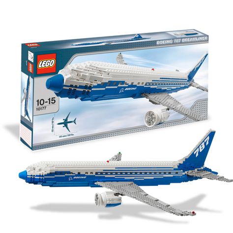 Boeing Dreamliner, Lego Plane, 787 Dreamliner, Boeing 787 Dreamliner, Lego Kits, Airplane Birthday Party, Lego Lovers, Lego Birthday Party, Lego Room