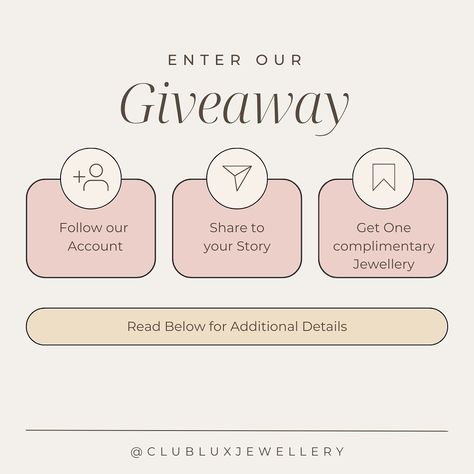 💝GIVEAWAY 💝 For that extra sparkle in your life and to show our appreciation, we’re giving away complimentary jewelry including rings, earrings, necklaces, and bracelets. ✨ How To Enter: 1. Like this post ❤️ 2. Follow @clubluxjewellery 💞 3. Share this on your story and Snap a screenshot 📲 4. To claim your Free Jewellery from https://clublux.com.au/collections/free, Simply upload a screenshot and apply the promo code ‘Clubluxfree’ at checkout 🛍️ Tag us in a pic of yourself looking fabulous ... Lebanese Food, Winner Announcement, Cinnamon Color, Center Signs, Friends List, 1 Year Anniversary, Giveaway Time, Jewelry Post, Srinagar