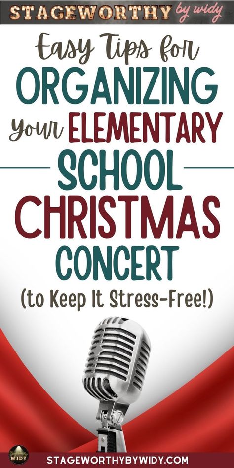 Organizing an elementary school Christmas concert can be stressful at times. Here are some elementary Christmas concert ideas and tips to help you easily manage a Christmas concert event while ensuring it is enjoyable for both the performers and the audience. With these simple guide and holiday concert ideas elementary, you can guarantee a successful and stress-free elementary Christmas concert stage show. Holiday Concert Ideas, Elementary Christmas Concert, Christmas Concert Ideas, Holiday Script, Music Christmas, Concert Ideas, Christmas Program, Tips For Organizing, Christmas Concert