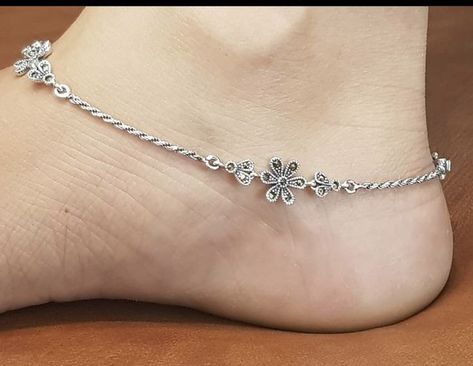 Oxidised Jewellery Anklet, Fancy Payal Silver, Kolusu Designs Silver Simple, Painjan Designs Silver Simple, Kolusu Designs Silver, Painjan Designs Silver, Pattilu Designs Silver Simple, Anklets Indian Silver Simple, Silver Anklet Design Simple