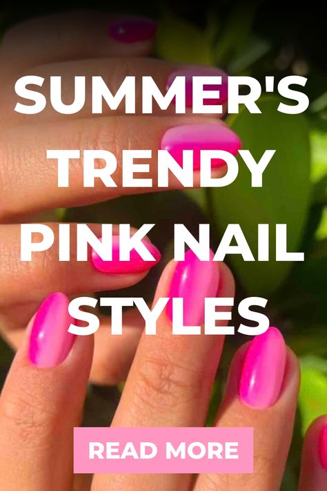 Explore a variety of pink nail designs ranging from elegant French tips to stylish ombré effects. Elevate your look with our collection, perfect for any occasion or to simply enhance your everyday style. Make a statement with these chic and glamorous pink nails that will surely turn heads wherever you go. Pink Nail Styles, Hot Pink Ombre Nails, Two Color French Tip Nails, Hot Pink French Tips, Ombre French Nails, Hottest Nail Trends, Pink French Manicure, Pink Ombre Nails, Hot Pink Flowers