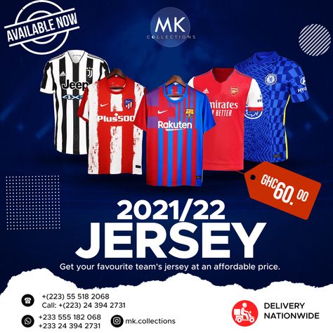 Jersey Flyer Design, Rep Your Jersey Flyer Design, Jersey Poster Design, Graphic Pictures, Store Names Ideas, Shop Banner Design, Football Background, Free Psd Flyer Templates, Discount Design