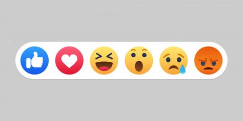 Facebook Vector, Wow Emoji, Facebook Reactions, Facebook Emoji, Facebook Emoticons, Like Emoji, Pub Design, Youtube Logo, Technology Icon