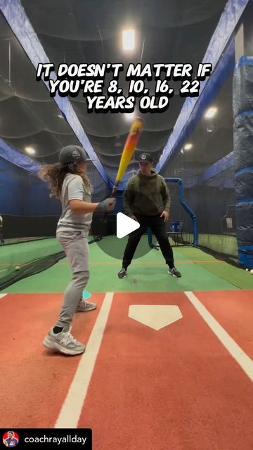 The Institute Of Sports & Edu on Instagram: "🌟 Wondering if it’s the right time for your young athlete to start lessons? Age doesn’t limit potential in the batter’s box—it’s all about the right fundamentals. Watch this video to see why a strong stance is key to success.   Ready to give it a shot? Your first baseball or softball lesson is free, so there’s no risk, just reward! ⚾️ 🥎  #YouthSports #YouthBaseball #SoftballMom #LittleLeague #SportParenting #FirstLessonFree  Posted @withregram • @coachrayallday It doesn’t matter your age or what side of the plate you hit in…  Putting yourself in a strong position to swing is the key to being successful in the batters box!!  #CoachRayAllDay #RayNavarrete #Baseball #BaseballCoach #BaseballLife #BaseballLifestyle #BaseballTalk #BaseballPractice # Softball Batting Stance, Softball Hitting Drills For Timing, Baseball Drills For Kids, Hitting Drills Softball, Softball Hitting Drills, Softball Tips, Softball Games, Softball Hitting, Baseball Lifestyle