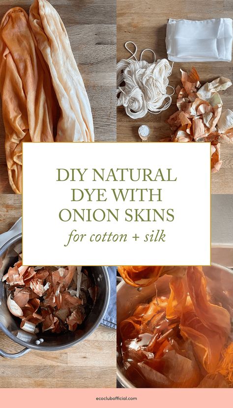 Dyeing With Onion Skins, Natural Dye Recipes, Onion Dye Fabric, Natural Clothing Dye Diy, Natural Wool Dye, Natural Clothing Dye, Acorn Dye, Onion Skin Dye, Natural Fabric Dye