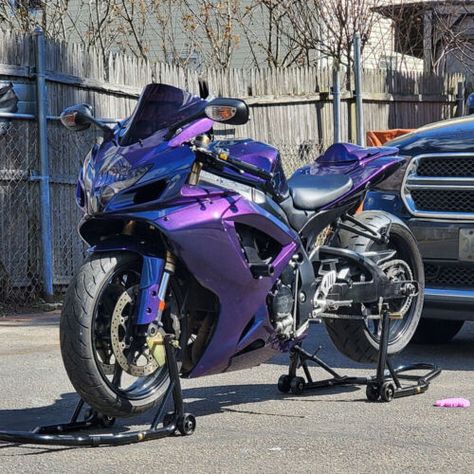 ad eBay - Find many great new & used options and get the best deals for ABS Fairings for Suzuki GSXR600 750 2006 2007 K6 06 07 Chameleon Blue Purple Kit at the best online prices at eBay! Free shipping for many products! Suzuki Gsxr Custom Sport Bikes, Custom Sport Bikes Motorcycles, Kawasaki Motorcycles Sport Bikes, Pretty Bikes, Purple Motorcycle, Purple Bike, Sports Motorcycle, Suzuki Gsxr600, Motocross Love