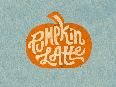 Pumkin Latte by Veneta Fall Aesthetic Graphic Design, Fall Typography Design, Fall Festival Graphic, Pumpkin Logo Design, Pumpkin Graphic Design, Pumpkin Lettering, Fall Graphic Design, Pumpkin Logo, Fall Typography