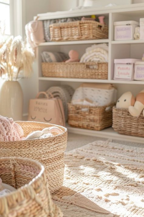 Pink Boho Nursery, Baby Neutral Nursery, Boho Nursery Ideas, Dreamy Space, Nursery Room Design, Bohemian Wall Decor, Bohemian Wall, Pink Nursery, Boho Nursery