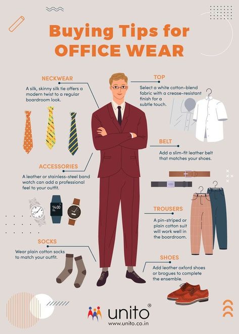 Office wear, Buying Tips Formal Dress Code For Men, Dress Code Men, Dress Code For Men, Formal Dress Code, Leather Oxford Shoes, Fit Board Workouts, Business Meeting, Dress For Success, Stainless Steel Band