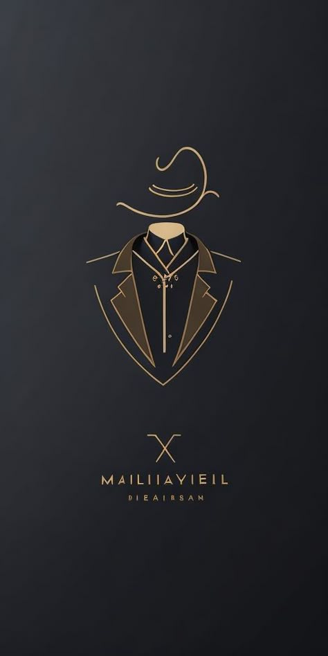 Mens Clothing Logo Design, Fashion Brand Logo Design Ideas Creative, Clothes Brand Logo Design, Tailor Logo Design Creative, Fashion Brand Logo Luxury, Mens Fashion Logo Design, Logo For Fashion Designer, Luxury Logo Ideas, Cloth Brand Logo