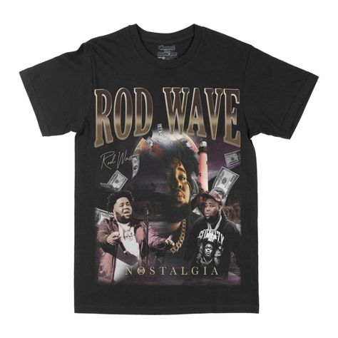 Rod Wave Nostalgia Graphic Tee Vintage Hiphop, Rapper Shirts, Rod Wave, Hip Hop Outfits, Vintage Shirt, 90s Vintage, Classic Shirt, Vintage Shirts, Vintage Tshirts