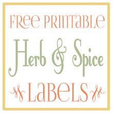 Labels Free Printable, Herb Labels, Spice Jar Labels, Kitchen Herbs, Spice Labels, Herb Recipes, Labels Printables Free, Printables Free, Free Labels