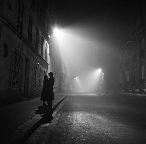 Foggy Street, France November, Street At Night, Image Archive, Paris At Night, Night Art, November 1, Photographic Paper, Belle Epoque