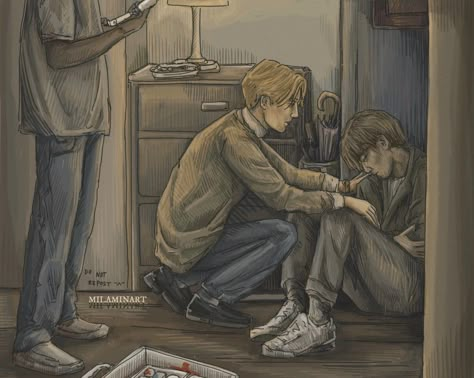 Willem And Jude, A Little Life Fanart, Jude And Willem, Jude St Francis, Little Life Book, Adam Silvera, A Little Life Book, Book Fan Art, Life Book