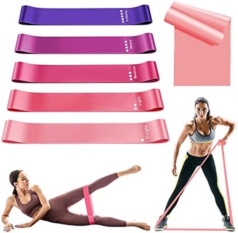 JuHumee Resistance Bands, Exercise Bands with Different Resistance Levels, Booty Bands for Leg and Butt, Workout Bands Set for Physical Therapy Pilates Yoga, Stretch Bands for Exercise Check more at https://uk.productsoffer.in/juhumee-resistance-bands-exercise-bands-with-different-resistance-levels-booty-bands-for-leg-and-butt-workout-bands-set-for-physical-therapy-pilates-yoga-stretch-bands-for-exercise/ Pilates Bands, Workout Bands, Fitness Essentials, Yoga Band, Exercise Bands, Home Gyms, Resistance Band Exercises, Sport Body, Workout Essentials