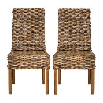 Sanibel Dining Collection 2-pc. Side Chair, Color: Brown - JCPenney Clean Decor, Bohemian Room, Wicker Dining Chairs, Dining Nook, Woven Rattan, Creative Home Decor, Best Interior Design, Formal Living Rooms, Chairs Armchairs