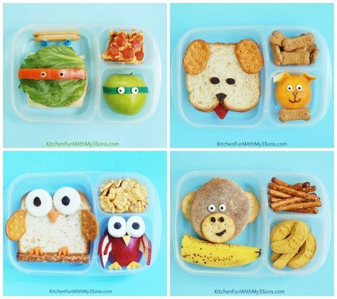 Fun Kid Lunch, Fun School Lunches, Toddler Lunch Box, Bento Box Lunch For Kids, Kindergarten Lunch, Toddler Nutrition, Kids Packed Lunch, Preschool Lunch, Bento Kids