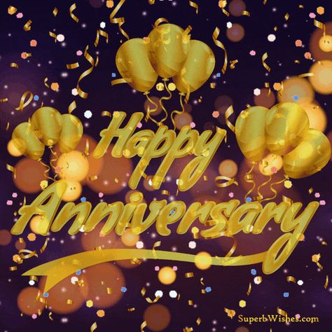 Happy Anniversary Wishes Gif, Happy Anniversary Gif Images, Confetti Gif, Happy 2025, Happy Birthday Grandson, Happy Birthday Grandpa, Happy Birthday Aunt, Birthday Niece, Anniversary Poems