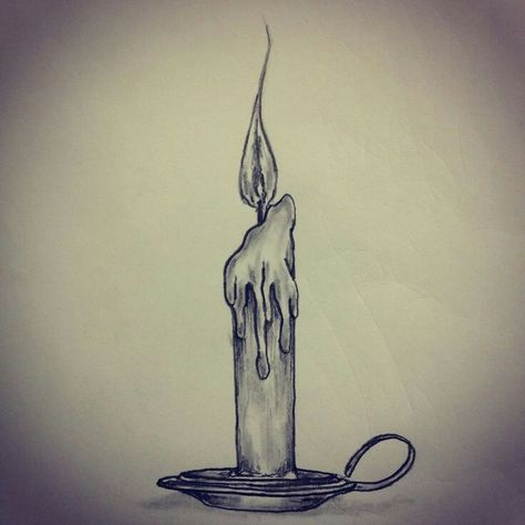 Candle Tattoo Sketch, Candle Sketch, Candle Tattoo Design, State Tattoos, Candle Drawing, Candle Tattoo, Candle Art, Desenho Tattoo, Melting Candles