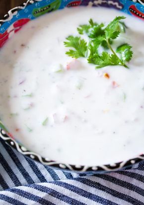 Indian-Raita-Recipe Raita Recipe Indian For Biryani, Raitha Recipes, Raita Recipe Indian, Recipes Using Greek Yogurt, Indian Raita, Easy Raita Recipe, Chicken Pakora Recipe, Rita Recipe, Raita Recipe