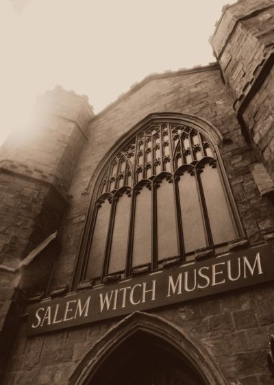 The Salem Witch Museum, Salem, Massachusetts. Witchy Mermaid, Salem Trip, Salem Witch Museum, Witch Museum, Witch History, Boston Vacation, Salem Mass, Salem Witch Trials, Dark Aesthetics