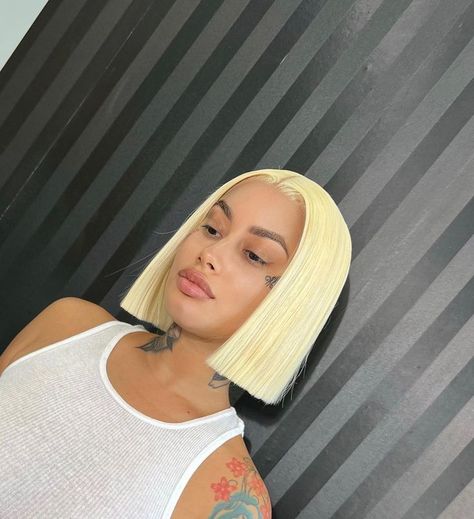 613 Blonde Bob, Exotic Hairstyles, Basketball Hairstyles, Blonde Bob Wig, African Hair Braiding Styles, 613 Blonde, Hair Techniques, Twist Braid Hairstyles, Follow Back