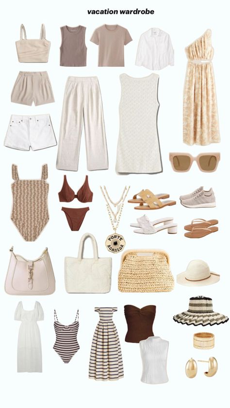 Summer Vacation Capsule, Vacation Capsule Wardrobe, Autumn Capsule Wardrobe, Vacation Capsule, Holiday Capsule Wardrobe, Capsule Wardrobe Women, Spring Summer Capsule Wardrobe, Capsule Wardrobe Outfits, Fashion Capsule Wardrobe