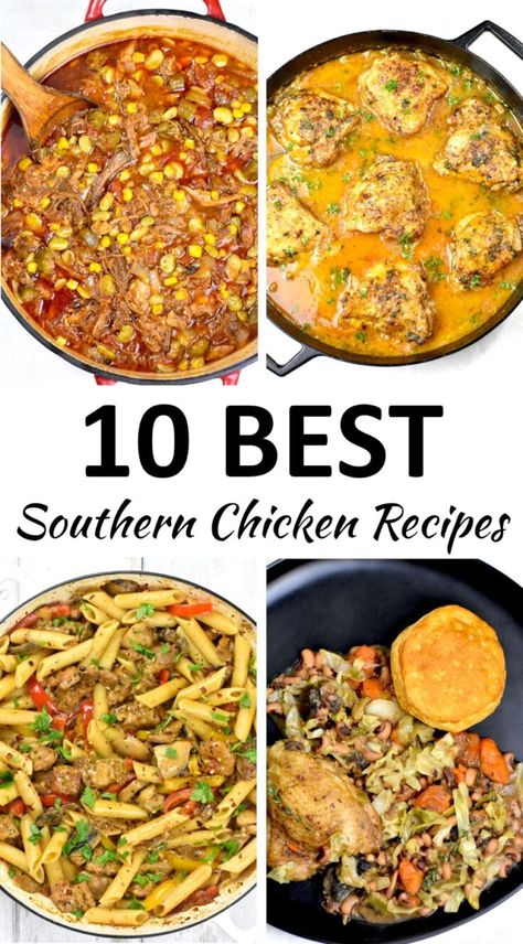 Southern Chicken Recipes, Dirty Rice Recipe Easy, Dirty Rice Recipe, Southern Chicken, Southern Cooking Recipes, Southern Dinner, Country Recipes, Gumbo Recipe, Healthy Food Inspiration