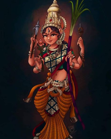 Lalitha Tripurasundari, Devi Maa, Devi Images Hd, Tantra Art, Mother Kali, Aadi Shakti, Shakti Goddess, Indian Art Gallery, Lord Ganesha Paintings