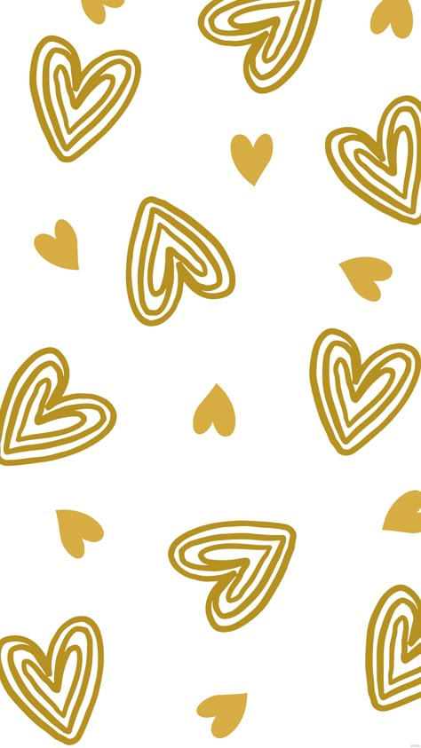 Free Gold Heart Transparent Background Bg Pastel, Heart Transparent Background, Gold Heart Wallpaper, Heart Print Pattern, Heart Transparent, Hello Kitty Backgrounds, Cellphone Wallpaper Backgrounds, Gold Hearts, Heart Wallpaper