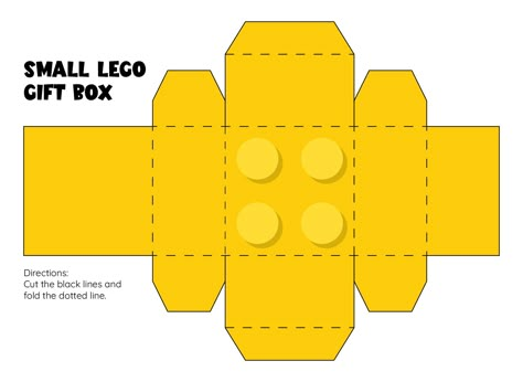 Lego Man Template Free Printable, Lego Gift Box Diy, Lego Border Template, Lego Themed Crafts, Lego Week Activities For Kids, Lego Stickers Printable, Lego Boxes Diy, Lego Free Printables, Lego Centerpiece Ideas