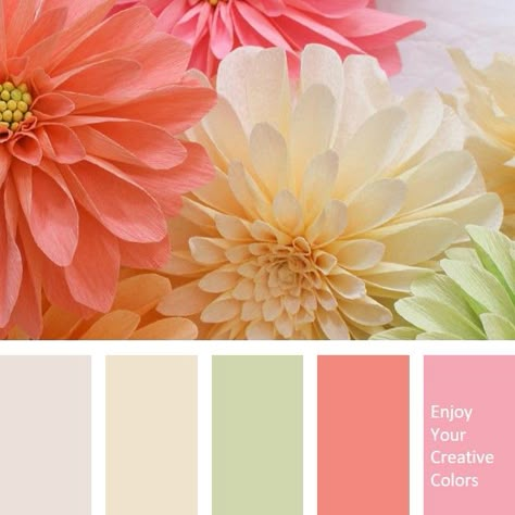 Summer Color Platte, Pastel Shades Colour Palettes, Pastel Orange Color Palette, Spring Pallete Color, Spring Palette Colors, Strawberry Color Palette, May Color Palette, Coral Color Combinations, Spring Color Combos