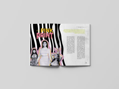 Pop Art Magazine Design on Behance Pop Art Magazine Layout Design, Colorful Magazine Design, Photo Magazine Layout Design, Art Magazine Design, Magazine Layout Design Creative, Pop Art Magazine, Magazine Editorial Layout, Magazine Spread Design, Indesign Ideas