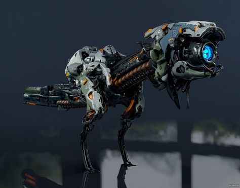 Horizon Zero Dawn - Watcher » Pack 3D models Horizon Machines, Horizon Zero Dawn Robot, Valkyria Chronicles, Mechanical Animals, Mac Lipsticks, Tom Clancy's Rainbow Six, Heroes Of The Storm, Battle Star, Arte Robot